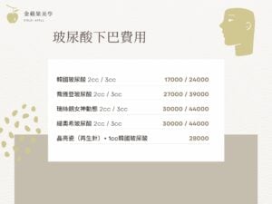 玻尿酸下巴費用 1 金蘋果美學診所｜歐家宏醫師