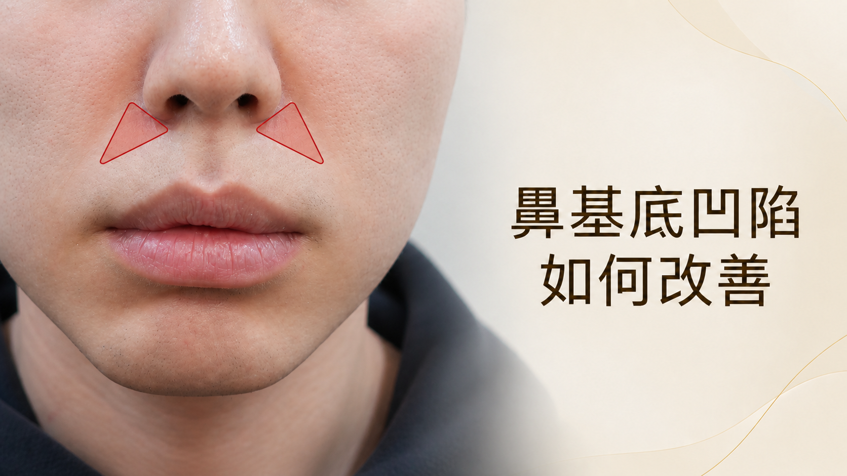 鼻基底凹陷如何改善?4種法令紋填充材質分析、價錢