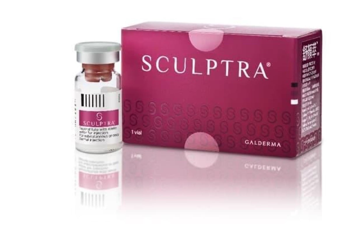 舒顏萃Sculptra原廠包裝盒與小瓶裝