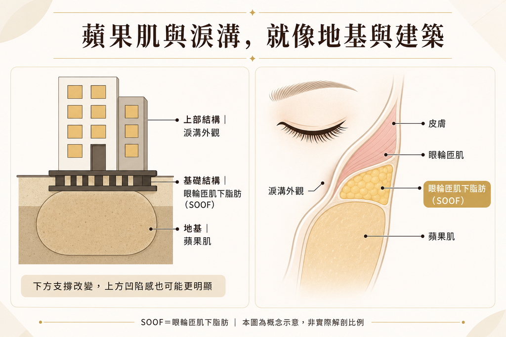 蘋果肌凹陷